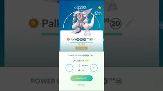 Powering up 100% iv Palkia 🥰🔥#pokemongo #shorts screenshot 4