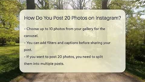 How Do You Post 20 Photos on Instagram? - Everyday-Networking
