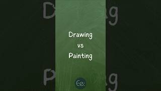 Drawing vs Painting ✏️🎨 What’s the Difference? #english #words #difference #meaning #esl #tips