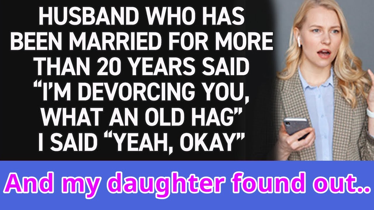 "For the last 20 years, my husband has told me, 'I'm divorcing you; you