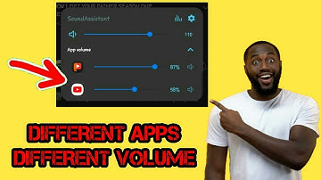 How to control the Volume of different Apps on Android