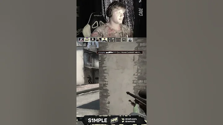 s1mple breaks his wrist 💀 #s1mple #csgo #twitchclips
