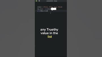 Python any() Built-in Function Explained in 20 Seconds! 🚀