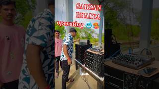 DJ Sarzen Production House 🔥 Operating Time | Powerful Sound Check 💥 Hard Bass  #dj #sarzendjsong