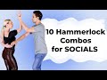 10 bachata hammerlock combos you need for social  mariuselena bachata tutorial