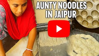 Jaipur का Special Atta Noodles😍 जिसे खाके लोग हो रहे है दीवाने😱😳 #indianstreetfood #viralfood 