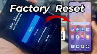 Redmi 10c Hard Reset  Pattern Unlock  Redmi Factory Reset