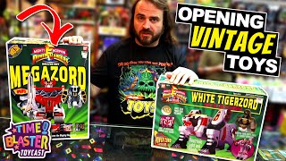 We Are Unboxing The Vintage Power Rangers Deluxe Megazord & Tigerzord