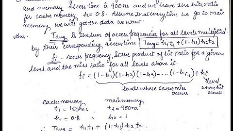cache performance question