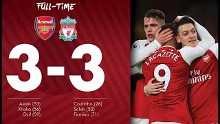 Arsenal vs liverpool 3 premier league 2017- 2018 full highlights hd