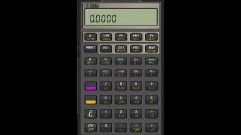 HP10BII - Calculating Factor Value