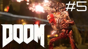 DOOM Gameplay Walkthrough Part #5 Argent Energy Tower-Argent Tower PS4 1080p 60fps