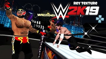 WWE 2K19 PSP GamernafZ and Finn v1.49/ Rey Mysterio texture/DOWNLOAD