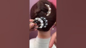 Trâm cài tóc chữ u #shorts