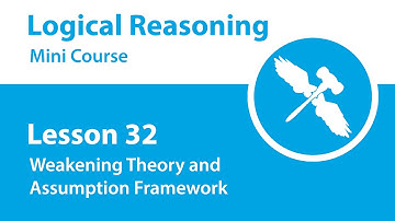 Logical Reasoning Mini Course - Lesson 32 - Weakening Theory and Assumption Framework