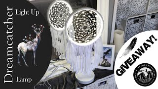 DIY Dreamcatcher Lamp / Night Light | + GIVEAWAY!