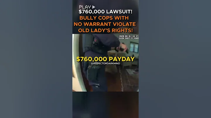 $760,000 Lawsuit For Cops Who Break In Without A Warrant and Violate This Lady's Rights #police