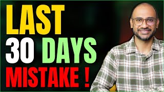 🔥 Final 30 Days – What Not To Do For Neet Pg! ❌ | Boneteacher | Dr Abbas Ali