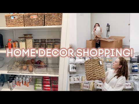 VLOG: Organizing my New Kitchen, Home Decor Shopping + Huge Haul! @AmandaAsad