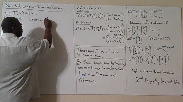 Section 6.1-6.2 Linear Transformations (Part 2)