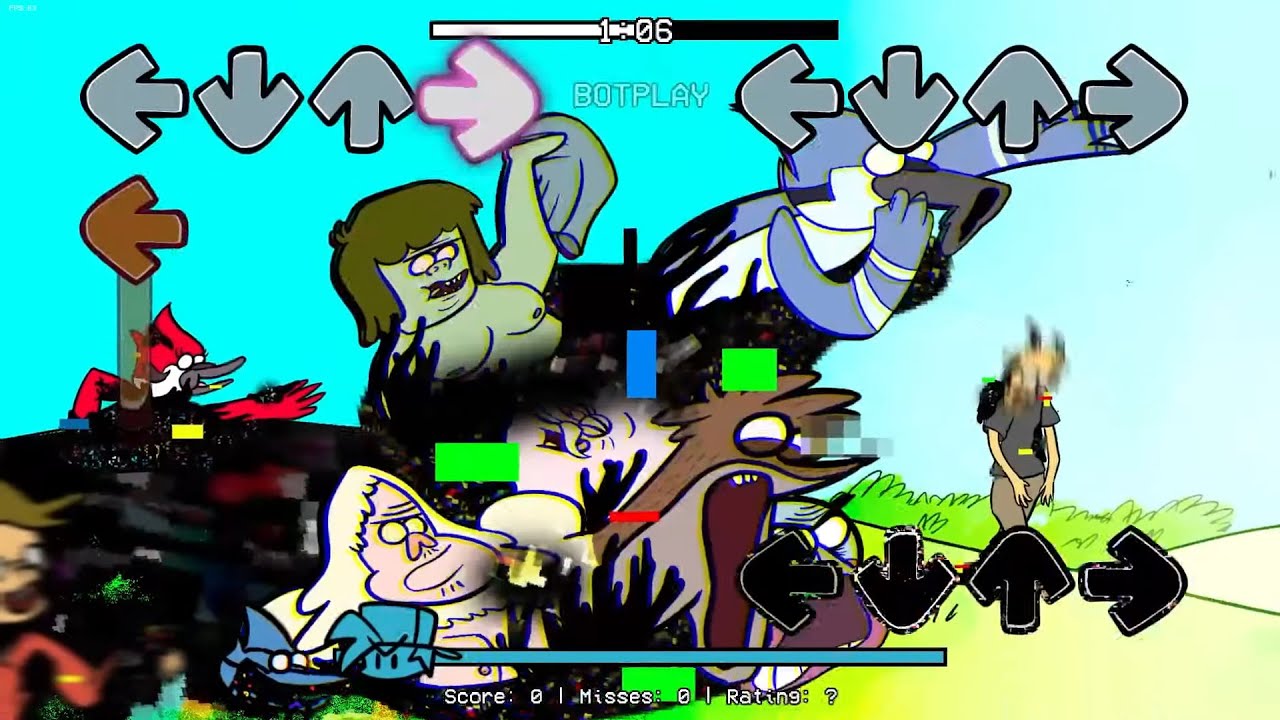 FNF vs Pibby Corrupted Regular Show - Play FNF vs Pibby Corrupted