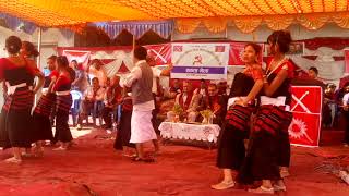 Video thumbnail of "Dhimal Dance (Sarbo Sayo Sayo)"