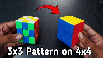 Testing 3x3 Rubik’s Cube Patterns on a 4x4 Cube! 😳
