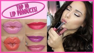 Top 10 Lip Products ♡ Collab with Elba Navarro Top 10 Lip Products ♡ Collab with Elba Navarro