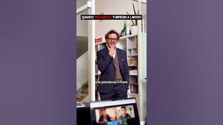 Quando finalmente ti impegni a lavoro