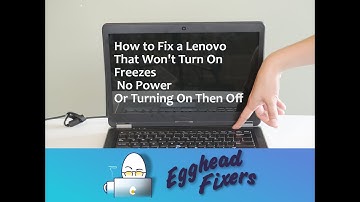 How to Fix a Lenovo That Won
