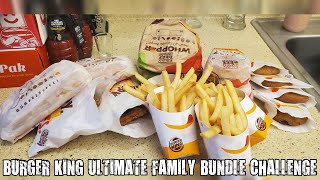 Burger King Ultimate Family Bundle Challenge