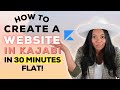 How To Create A Website In Kajabi In 30 Minutes FLAT!