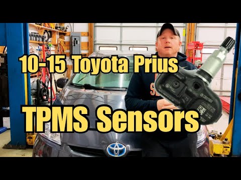 10-15 Toyota Prius Tire Pressure Sensor Replacement and Programming