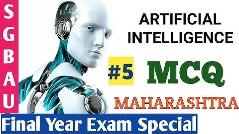 MCQ on Artificial Intelligence||part 5||Engineering Notes|| CSE ||AI || IT|| 2020