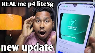 New update REAL me p4 lite5g naya features 😃😍