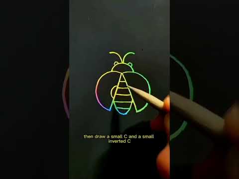 🐞 easy rules to draw a ladybug #shorts #tonniartandcraft #youtubeshorts #art #satisfying