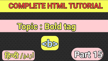 bold tag in html | difference between strong and bold tag in html | ms coder