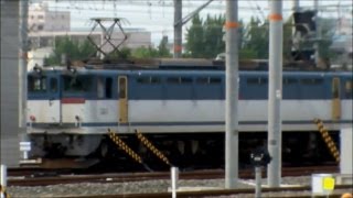 EF65-2081 入れ換え作業 ヨ8000あり