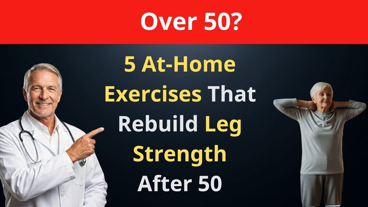 5 At-Home Exercises That Rebuild Leg Strength After 50 - YouTube
