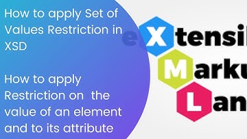 How to apply restriction on element and attribute values? | Apply set of values restriction in XSD.