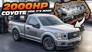 Building a 2000HP COYOTE for our 4WD TRUCK! (How the FASTEST Coyotes are Made)