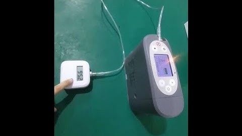 Oxygen Analyzer to test oxygen purity of OC