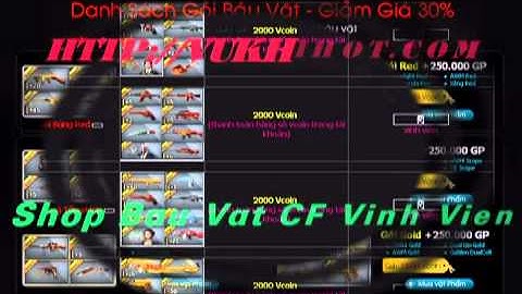 Mua Sung Báu Vật Cf , Shop Súng Cf Tại http://BanBauVat.Net