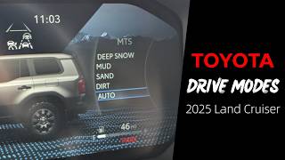 2025 Toyota Land Cruiser Drive Modes and Multi-Terrain Select (MTS) Modes