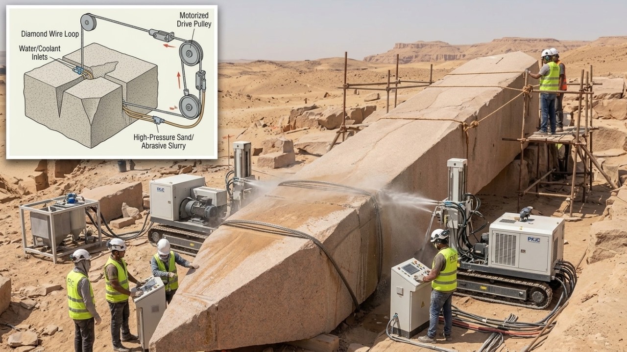 Archaeologists Finally Explained How Ancient Egyptians Cut Granite: video thumbnail