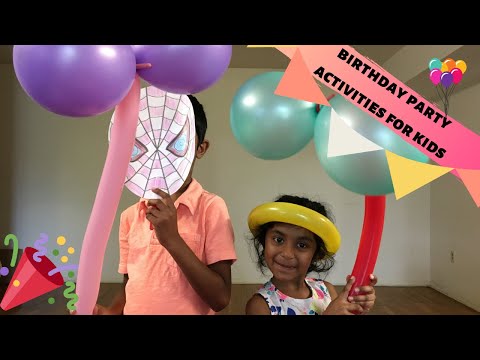 Birthday party activities for kids-5 simple ideas  #kidsactivities#birthdayparty#kidsparty#partyideas 