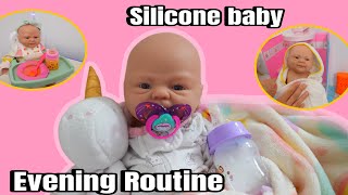 Silicone Baby Natalies Evening Routine