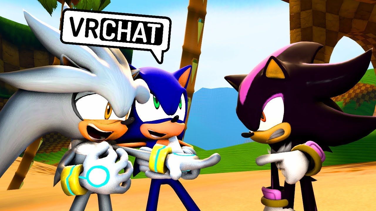 Шалость Соника и Сильвера! Шэдоу, первоапрельская шутка! В VR-чате!