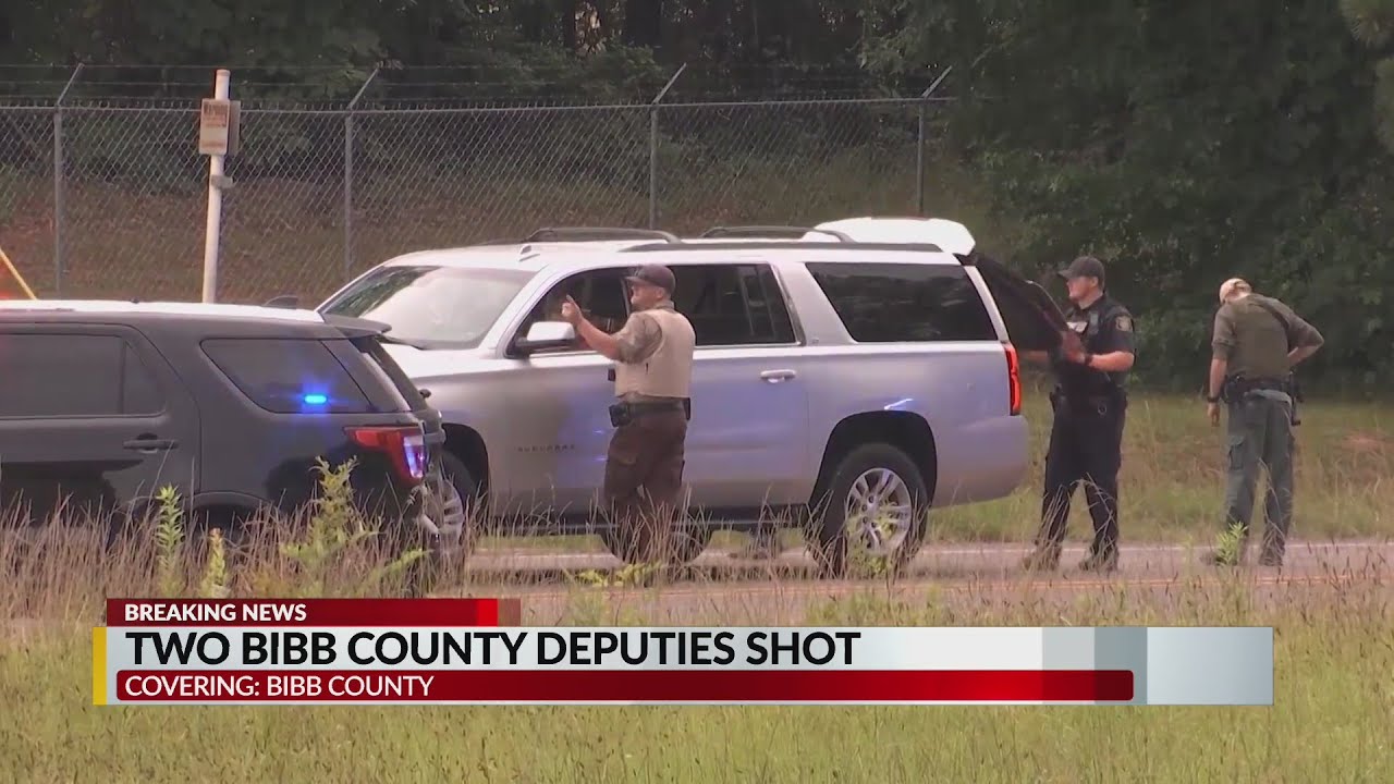 2 deputies shot in Bibb County - YouTube