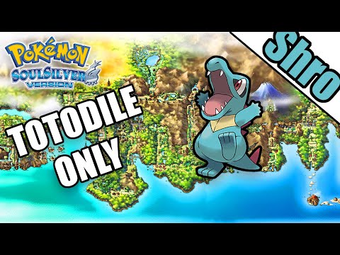 Can You Beat Pokemon SoulSilver With Only a Totodile? - Pokemon Challenge!